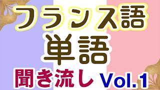 フランス語 単語聞き流しvol1 français初級～フランス語聞き流し [upl. by Perceval73]