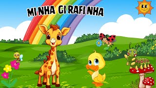 📚🎈 Minha Girafinha  Música Infantil  Cantinho Infantil  Desenho Infantil  infantil lobomau [upl. by Mairb]