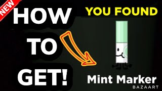 How to get the MINT MARKER In ROBLOX Find The Markers  MINT MARKER LOCATION [upl. by Eseela]