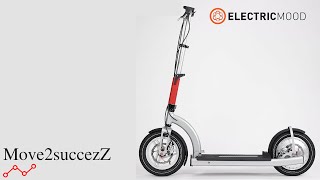 Electricmood  indiegogo project  E scooter  electric power scooter [upl. by Adnarahs402]