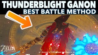 The EASIEST Way to Defeat Thunderblight Ganon  Zelda Breath of the Wild [upl. by Malsi]