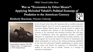 War as “Economics by Other Meansquot Vahabi’s Political Economy of Predation [upl. by Motteo]