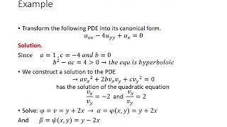 Canonical form Hyperbolic PDE [upl. by Frulla]