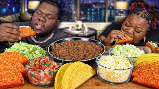 ITS TACO TUESDAY  FULLY LOADED TACOS WITH MY WIFE  MUKBANG EATING SHOW [upl. by Dotty]