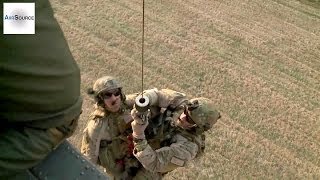 HH60 Pave Hawk  Rappel Fast Rope Hoist and Rope Ladder Drills [upl. by Asserat]