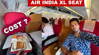 XL seat with Extra cost in AIR INDIA ECONOMY CLASS  Ganpathi Special vlog [upl. by Ecilahs403]