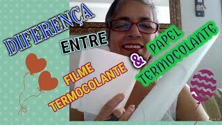 Papel e Filme termocolante Aprenda a manusear e sua diferença [upl. by Rufina]