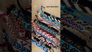 İpten Bileklikler ✨ braceletbook iptenbileklik bileklik braceletmaking hobi keşfet kendinyap [upl. by Airet]