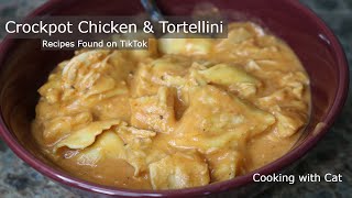 Crockpot Chicken and Tortellini  Recipes Found on TikTok [upl. by Theone]