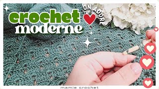 💗 VOUS AIMEZ LE CROCHET VERSION MODERNE  CE TUTO EST FAIT POUR VOUS 💗 MamieCrochet [upl. by Wilmer]