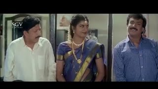 Dr Vishnuvardhans Family Photo Comedy Scene  Yajamana Kannada Movie  M N Lakshmidevi  Prema [upl. by Sirref]