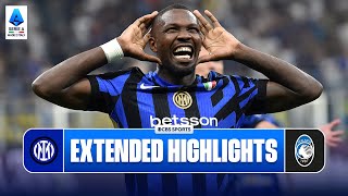 Inter vs Atalanta Extended Highlights  Serie A  CBS Sports Golazo [upl. by Tut584]