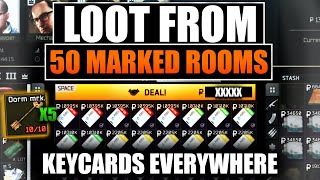 Selling Loot From 50 Dorms Marked Rooms Escape From Tarkov PVE [upl. by Etteiluj199]