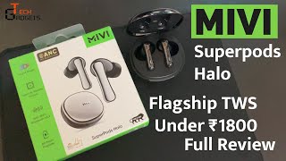 Mivi Superpods Halo  Best Premium Earpods  Full Review mivi tws  Best Flagship Device in Budget [upl. by Neelrac]