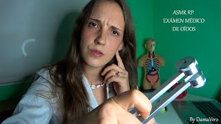 ASMR 👂 EXÁMEN MÉDICO DE TUS OÍDOS 👂 ASMR Roleplay [upl. by Fleck]