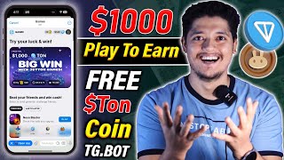 Free 1000 Ton Coin 🔥  Gamee Telegram BOT Crypto Play To Earn Games Without Investment 2024 🚀 [upl. by Giusto533]