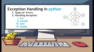 Exceptions Handling in python 2024 [upl. by Rina962]