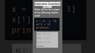 Python Coding Interview Question  11  Python Problem  Python MCQ  The PyPlay pythonchallenge [upl. by Ronica]