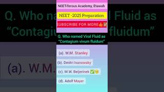 MCQ for NEET 2025 Preparation quickrevision neetaspirants ncertmcq neetiferousacademy etawah [upl. by Salomon]