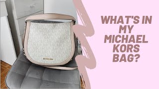 WHATS IN MY MICHAEL KORS BAG [upl. by Geralda]