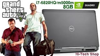 Dell Precision 7710 nvidia Quadro M5000m 8Gb full review and tested on GTA V [upl. by Boffa]