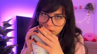 ASMR  Bare Mic Scratching  Mouth Sounds 💗 [upl. by Cosmo]