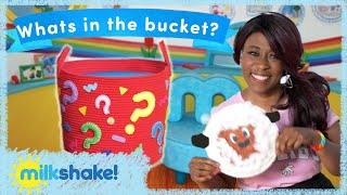 Milkshake Studio Games  Whats in the Bucket  Kemi [upl. by Biagi768]