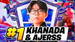 Khanada 1ST Place In FNCS FINALS 🏆 [upl. by Ayinat]