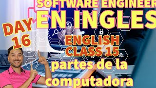 dia 16 SOFTWARE ENGINEERING Vocabulario de Ingles computadora Programador para informatica developer [upl. by Lisan]