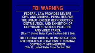 Scholastics FBI warning screens for DVDs 43 [upl. by Enomes]