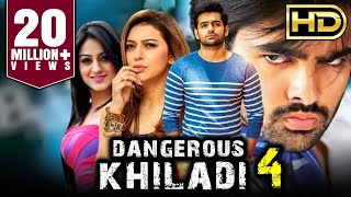 Dangerous Khiladi 4 HD Romantic Hindi Dubbed Movie  Ram Pothineni Hansika Aksha Pardasany [upl. by Niad457]