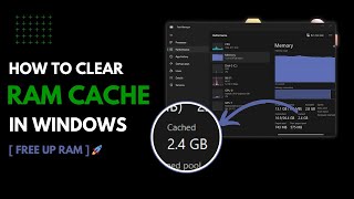 How to Clear RAM Cache in Windows 1011  Make Windows Faster [upl. by Tenom]