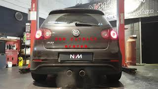 VW Golf MK5 R32 Scorpion exhaust revs and sounds [upl. by Zohara]