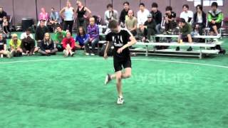 Incredible hackysack routine [upl. by Montagu]