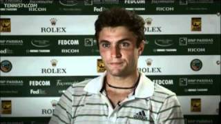 Gilles Simon Reflects On Winning 200th Match In MonteCarlo [upl. by Burty]