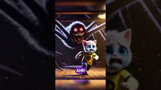 KITTEN VS SPIDER MONSTER Epic Battle cat cute catlover love music [upl. by Anaoy]