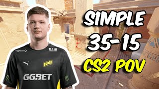 s1mple 3515 vs FACEIT Ranked Anubis Oct 23 2024  CS2 POV [upl. by Annamarie]