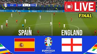 🔴 LIVE  Spain vs England  UEFA EURO 2024  FINAL  Full Match Streaming [upl. by Lundeen655]