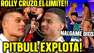 NUNCA VISTO PITBULL FUERA DE CONTROL EXPL0TA EN LA CARA DE ROLLY quotTE DARE POR EL CULquot VALDEZ VS [upl. by Enorel]