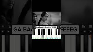 Sillinnu oru kadhal BGMPiano notes with tutorialEasy to learnNaveen Piano easykeyboardnotes [upl. by Naaitsirhc]