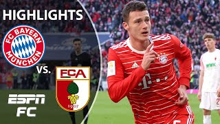 Bayern Munich vs FC Augsburg  Bundesliga Highlights  ESPN FC [upl. by Berey]