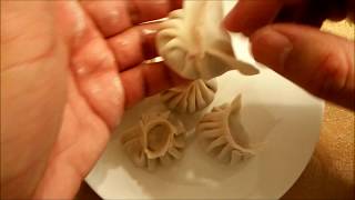 How to fold momo  How to make momos at home [upl. by Icnan]