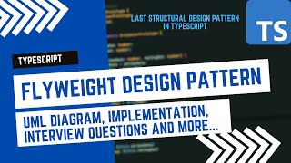 Flyweight pattern in Typescript  Last structural design pattern Implementation UML luckyreact [upl. by Acisset357]