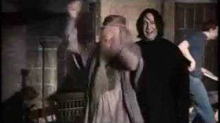 Dumbledore Snape amp McGonagall dancing [upl. by Drawoh]