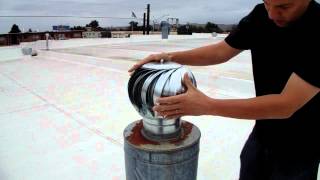 Roof Turbine Vent Installation [upl. by Drofla111]