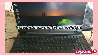 How to turn ONOFF backlight or keyboard light in Lenovo ideapad Gaming I Backlit kaise chalu kare [upl. by Greyson]