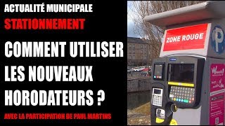 Comment fonctionnent les horodateurs en voirie   Aurillac [upl. by Sublett73]