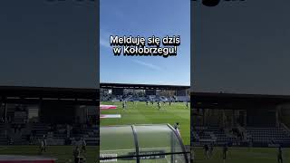 Mój pierwszy raz na Kotwicy football piłkanożna polskapiłka betclic 1liga 1ligastylżycia [upl. by Gnouhc]