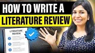 How to write a Literature Review  With AI TOOLS 🔥  Stepbystep explained [upl. by Ikciv]