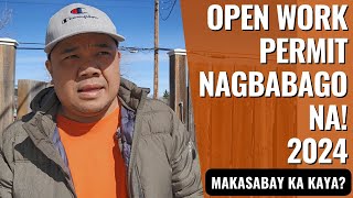 OPEN WORK PERMIT SA CANADA MAY HINDI MASASAMA SA APPLICATION  BUHAY CANADA  RHOD CHANNEL [upl. by Juliana]